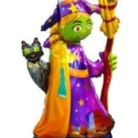 Balon do nadmuchiwania Czarownica 63x115 cm