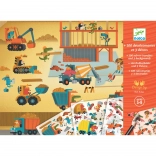 Zestaw z kalkomaniami Samochody Djeco