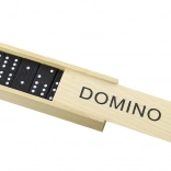 Domino w drewnianym pudełku – 28 kamieni