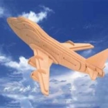 Woodcraft Drewniane 3D Puzzle Samolot Boeing