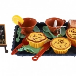 Dziecięcy zestaw do herbaty z plastikową tacą