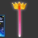 świecąca różdżka z koroną dla dzieci