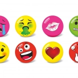 Piłka z buźką dla dzieci - mała 11 cm