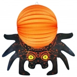 Lampion na Halloween pająk 3D 25 cm