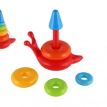 Kolorowa piramida składana dla dzieci