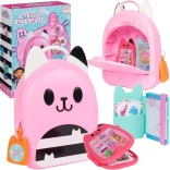 Koci Domek GABBY zestaw podróżny z plecakiem, telefonem i portfelem