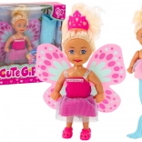 Mini laleczka 2w1 syrenka Fairy Tail Wings