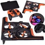 Zabawny dron z kamerą i oświetleniem