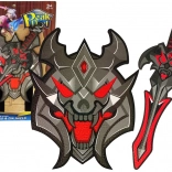 Zestaw miecza i tarczy Black Warrior Shield Set z pianki EVA