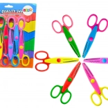 Kreatywne nożyczki Kolorowe dekoracyjne wzory do scrapbookingu 6 szt.