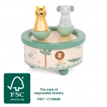 Drewniana pozytywka Safari small foot