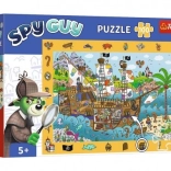 Puzzle obserwacyjne SPY GUY – piracki statek, 100 elementów