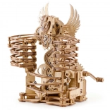 3D drewniana kulkowa kolejka MARBLE RUN DRAGON od IDVENTURE