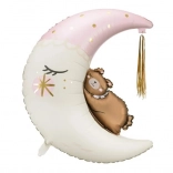 Balon foliowy miś na księżycu 71 × 86 cm