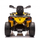 Dziecięcy quad Can-Am Outlander ATV żółty
