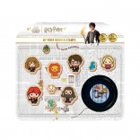Moje pierwsze pieczątki HARRY POTTER drewniany zestaw 9+1 z poduszką