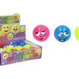 Świecąca piłeczka z buźką 5,5 cm