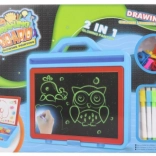 Tablica do rysowania i magnetyczna 2 w 1 ze świecącym długopisem