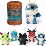 Jak wytresować smoka – pluszowe smoki w beczce 8 cm