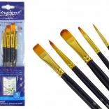 Zestaw pędzli artystycznych 5 kształtów