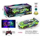 RC samochód wyścigowy 1:12 ze świecącym efektem