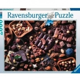Puzzle 2000 elementów RAVENSBURGER – czekoladowy raj