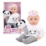 Lalka NATALIA bobas 33 cm z zabawką