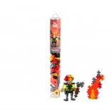 Plus-Plus strażak – zestaw konstrukcyjny w tubie (100 elementów)