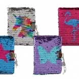 Notatnik z cekinami i zamkiem TEDDIES