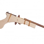 Fauna drewniany pistolet na gumki