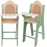 Drewniane krzesełko Vintage dla lalek