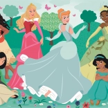 Puzzle maxi 104 elementy Disney Księżniczki