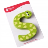 Drewniana litera S CLASSIC WORLD