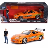 Model samochodu Szybcy i Wściekli Toyota Supra 1/24 z figurką