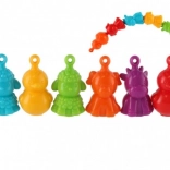 łączone zwierzątka z farmy w łańcuch, 12 szt. w pojemniku (12m+)