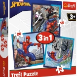 Puzzle 3w1 Spider-Man Pajęczy przyjaciele