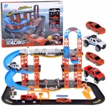 Piętrowy parking z windą i 4 pojazdami