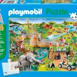 Puzzle SCHMIDT Playmobil Zoo 60 elementów z figurką