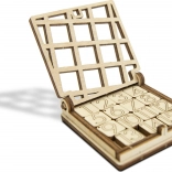 Drewniana Gra Logiczna 15 - Przesuwanka