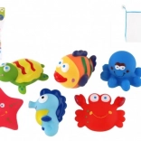 Gumowe zwierzątka do wanny z siatką