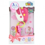 Różowe klucze na baterie dla dzieci