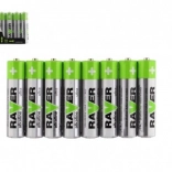 Alkaliczne baterie AAA 1,5 V – 8 szt. RAVER
