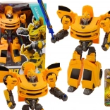 Auto Robot 2w1 transformujące sportowe auto żółte