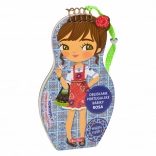 Kolorowanki Ubieramy portugalskie laleczki ROSA z naklejkami i bransoletką na szczęście