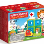 Magformers Miasteczko: Szpital - 22 elementów