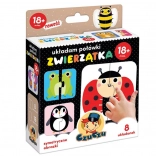 CzuCzu układanki połówki – zwierzątka puzzle 18m+