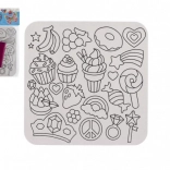 Kreatywny zestaw czarowania z obrazkami na folii błyszczącej