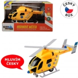 MaDe śmigłowiec ratunkowy z napędem ciernym ze światłem i dźwiękiem, 20 cm