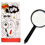 Lupa do czytania, plastik/szkło, 11 cm