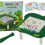 Magnetyczna tablica dla dzieci Dino w zielonym kolorze